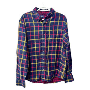 Chaps by Ralph Lauren lined‎ plaid men's shirt size XL